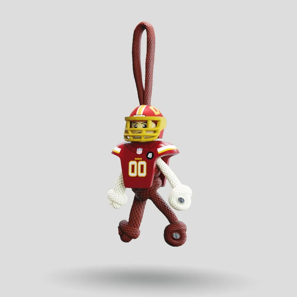 Washington Commanders Paracord Buddy Keychain