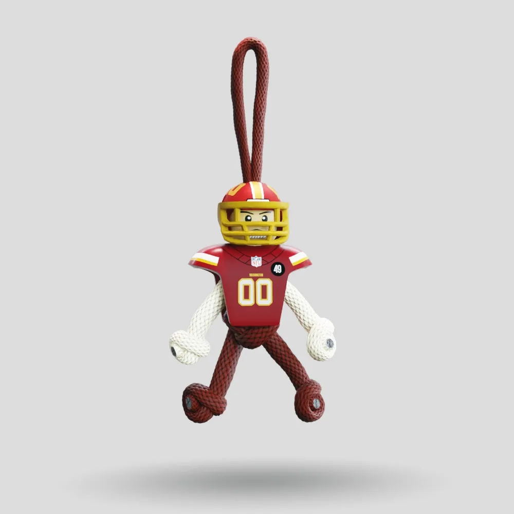 Washington Commanders Paracord Buddy Keychain