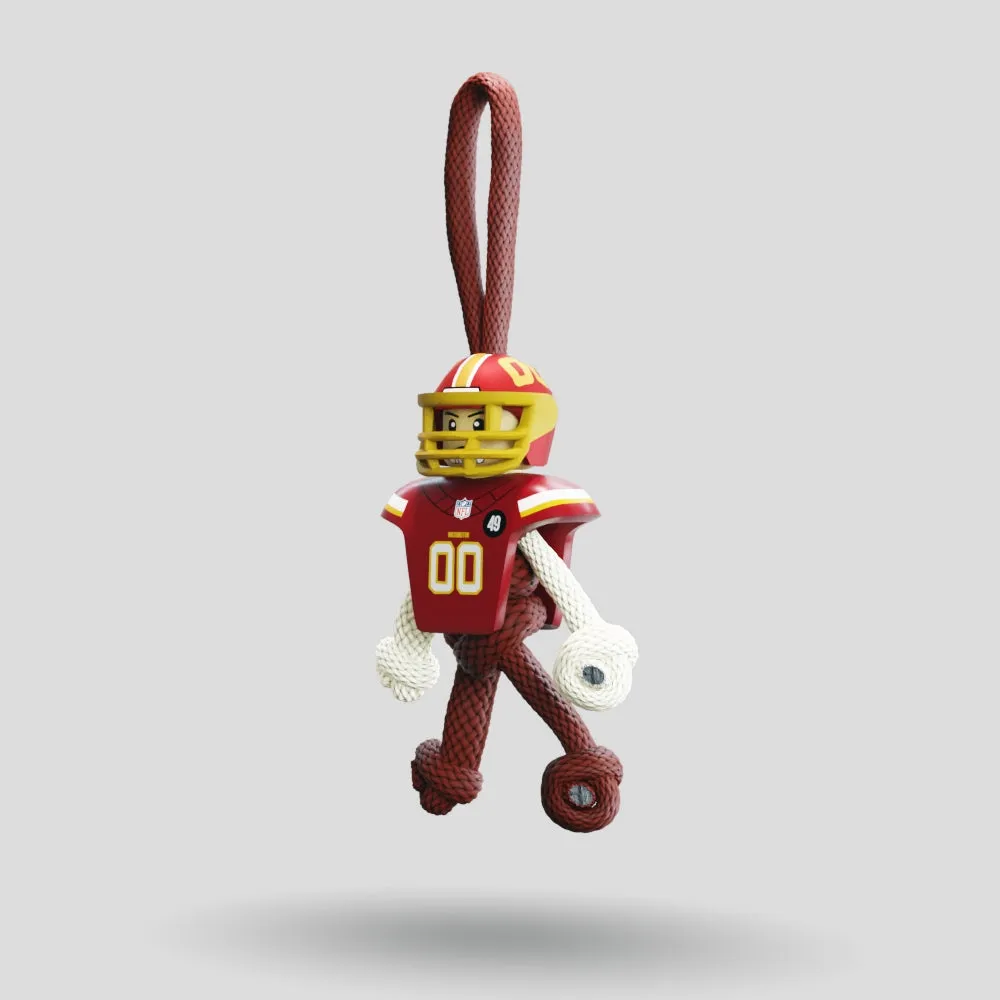 Washington Commanders Paracord Buddy Keychain