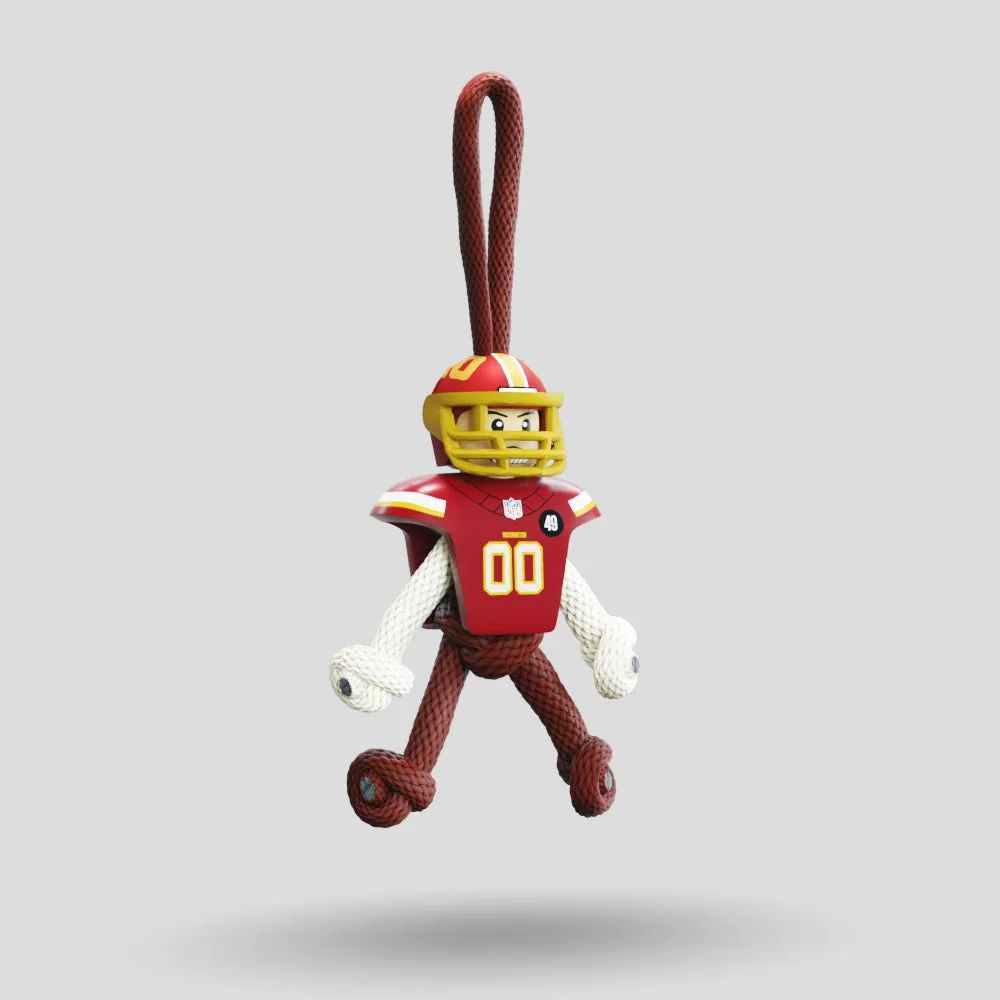 Washington Commanders Paracord Buddy Keychain