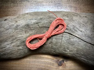 Waxed Irish Linen - Orange Creamsicle