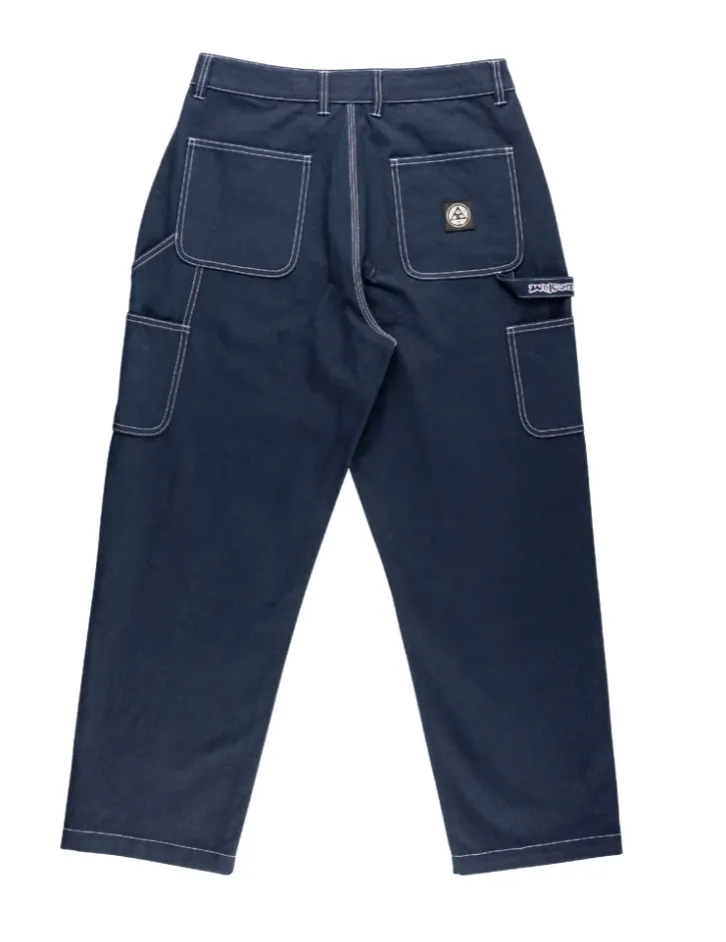 WELCOME - BRACE DOUBLE-KNEE CARPENTER PANT - DARK SAPPHIRE