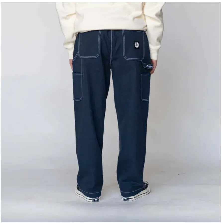 WELCOME - BRACE DOUBLE-KNEE CARPENTER PANT - DARK SAPPHIRE
