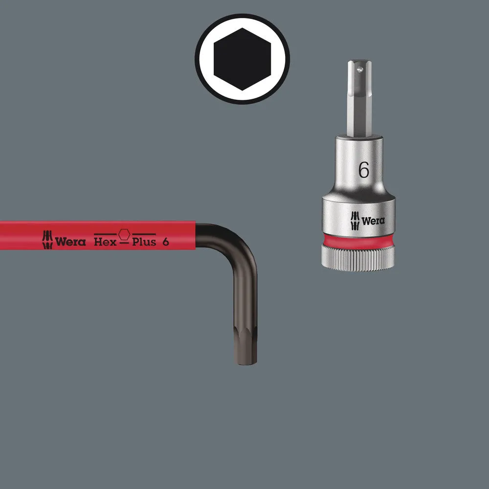 Wera 05133165001 950/9 Hex-Plus Multicolour 3, L-key set, metric, BlackLaser