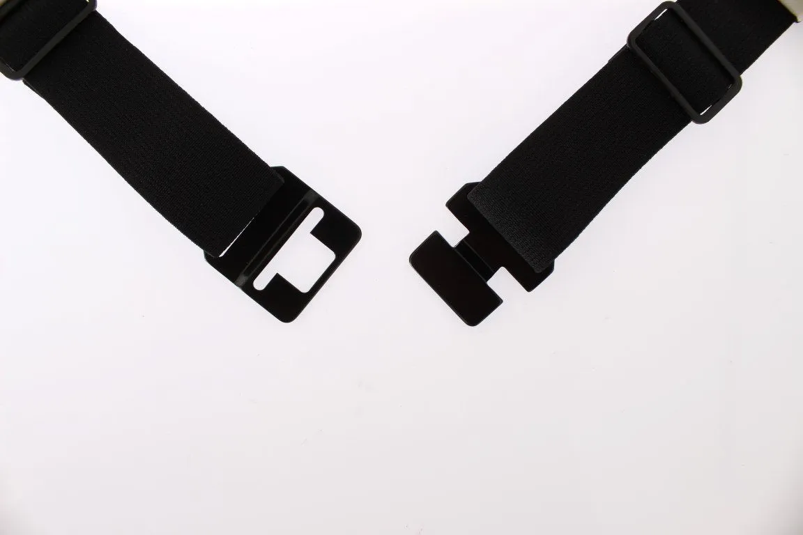 White Wide Belt Silk Cummerbund