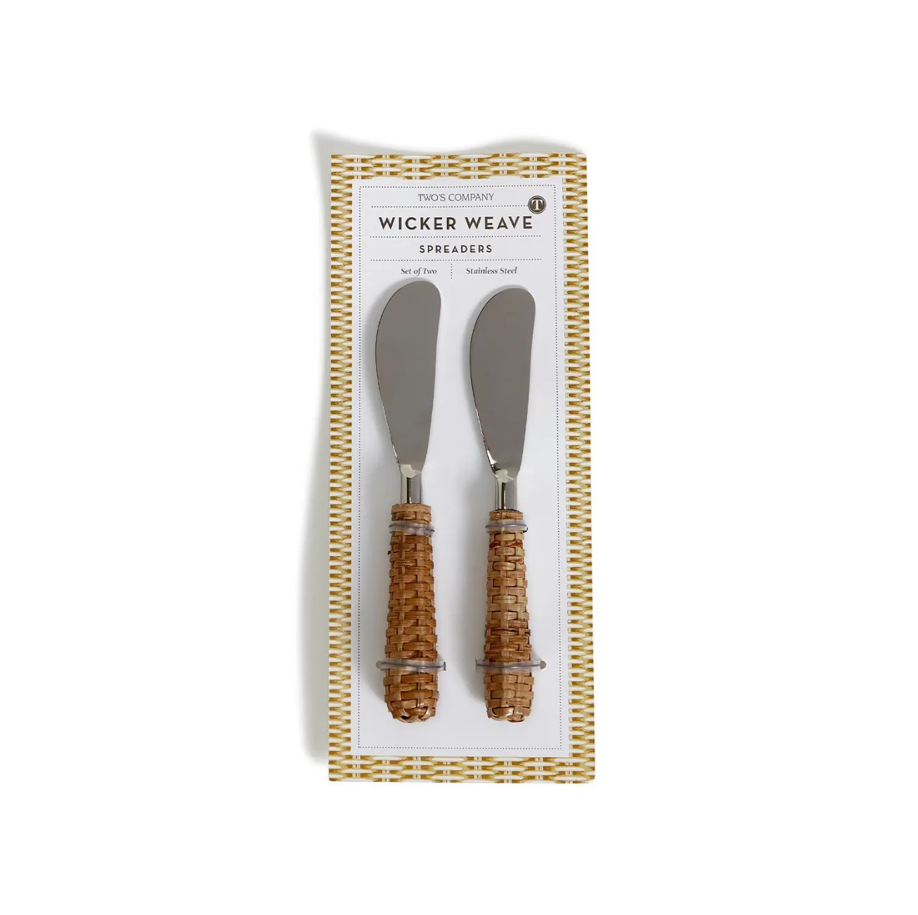 WICKER WEAVE SPREADER SET