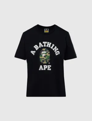 WOMEN'S CAMO COLLEGE TEE