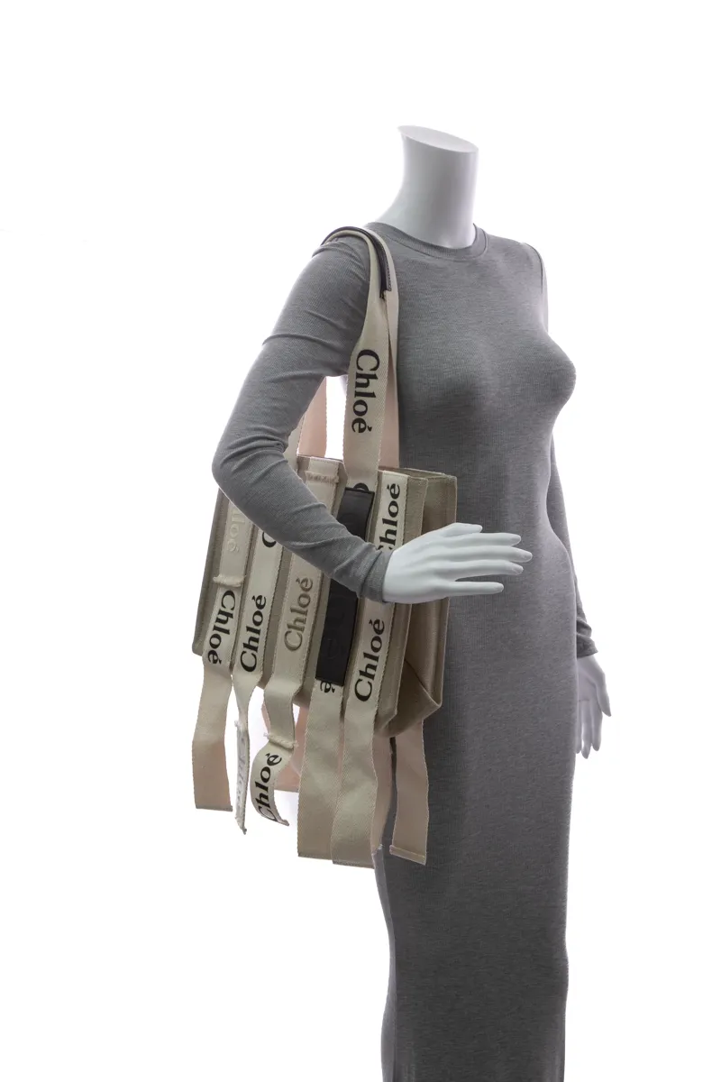 Woody Medium Ribbon Tote Bag