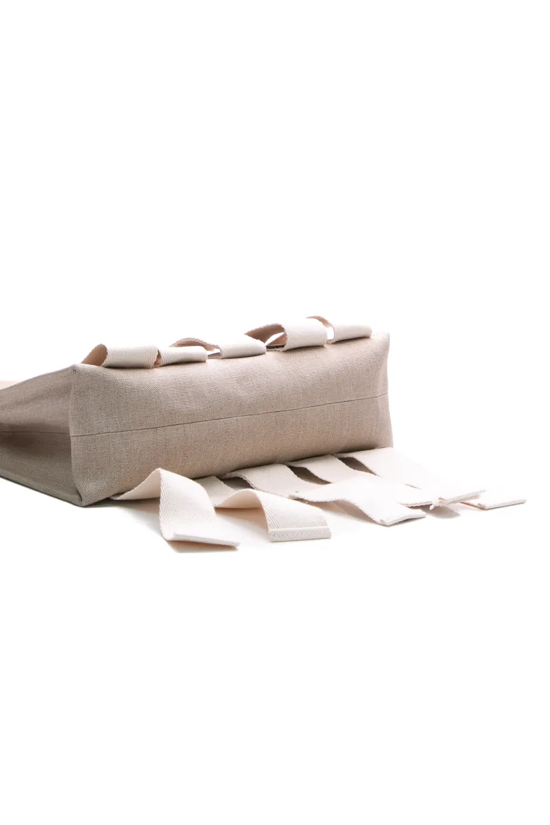 Woody Medium Ribbon Tote Bag