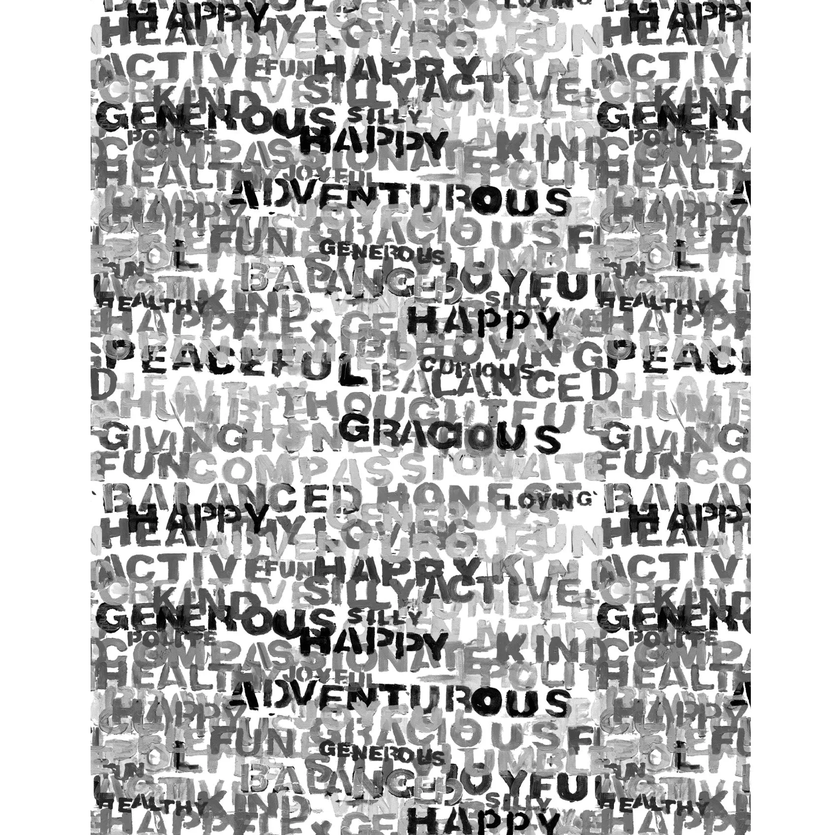 Word of the Day Black   White Fabric