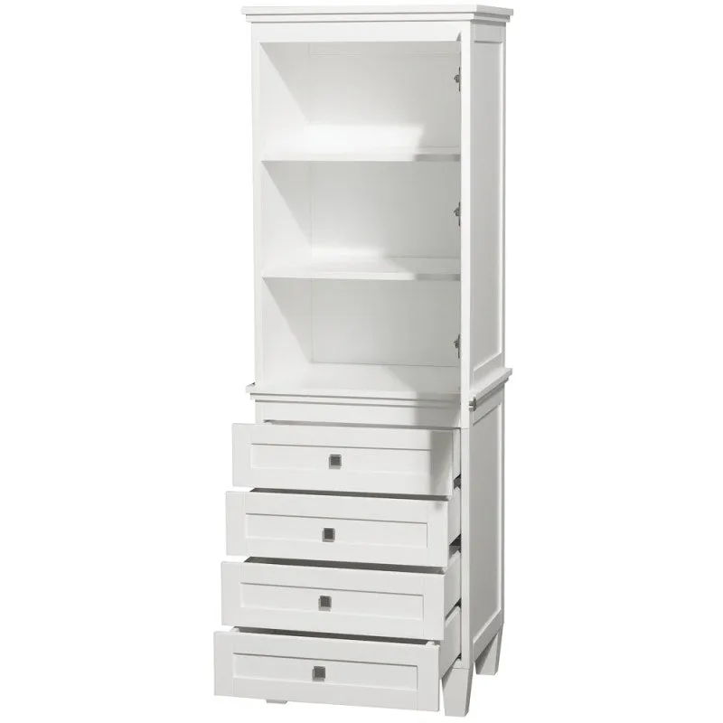 Wyndham Collection Acclaim Linen Tower - White WC-CG8000-LT-WHT