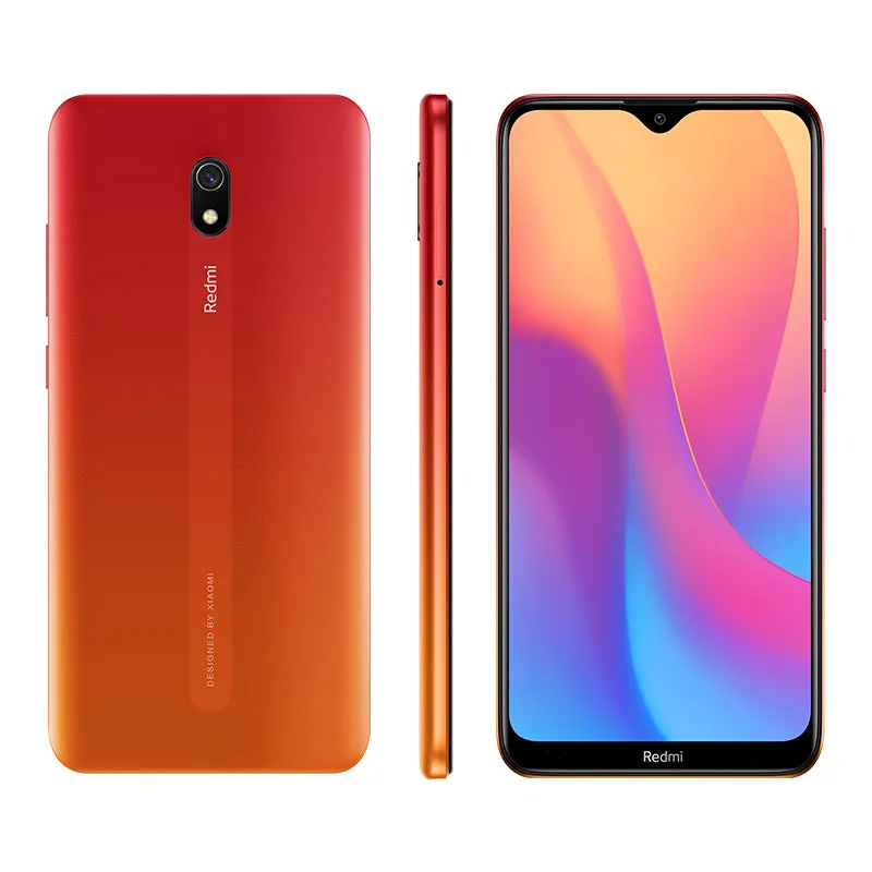 Xiaomi Redmi 8A 64GB ROM 4GB RAM Mobile Phone Snapdragon 439 Octa Core 6.22in 5000mAh 12MP Camera Smartphone Orange_4 64G