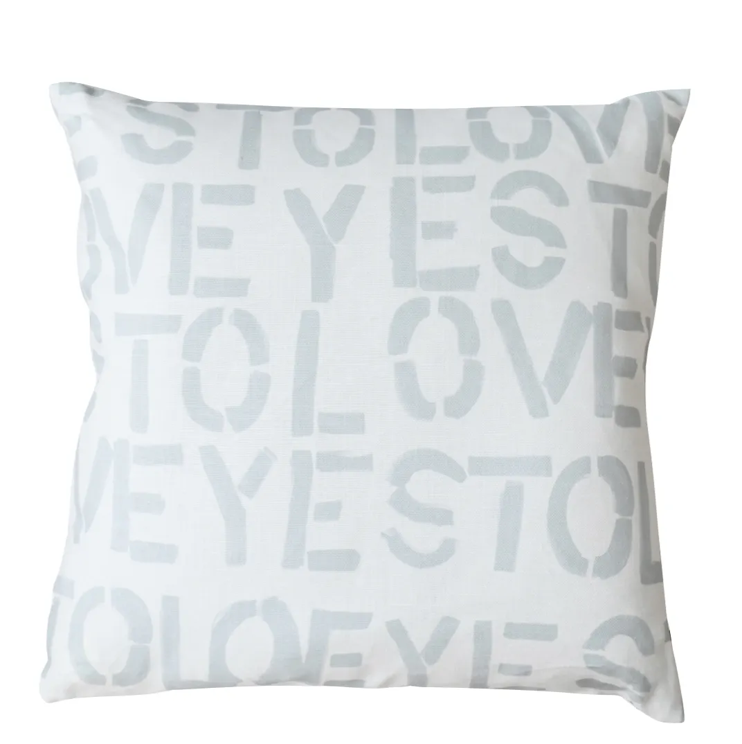 Yes To Love Dove Pillow