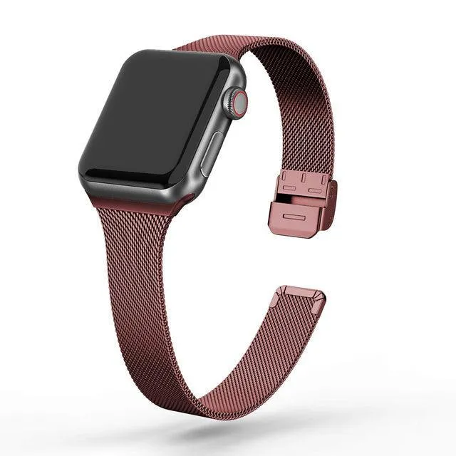Zeno Milanese strap For Apple Watch Series 1-7 (4 Colours)